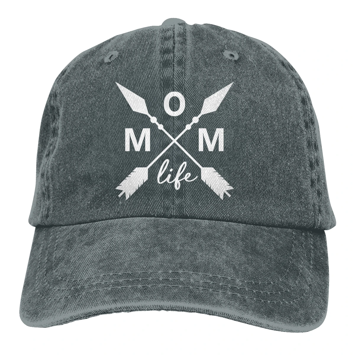 Mom Life Casquette черные унисекс Мужские Женские джинсовые бейсболка с ремешком кепки регулируемые Гольф папа шляпа