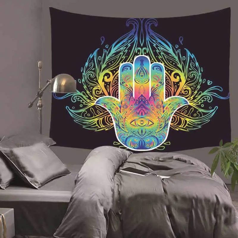 Cilected-Hamsa-Hand-Tapestry-Psychedelic-Indian-Mandala-Tapestries-Wall-Hanging-Living-Room-Decor-100-Polyester-180X230CM (1)