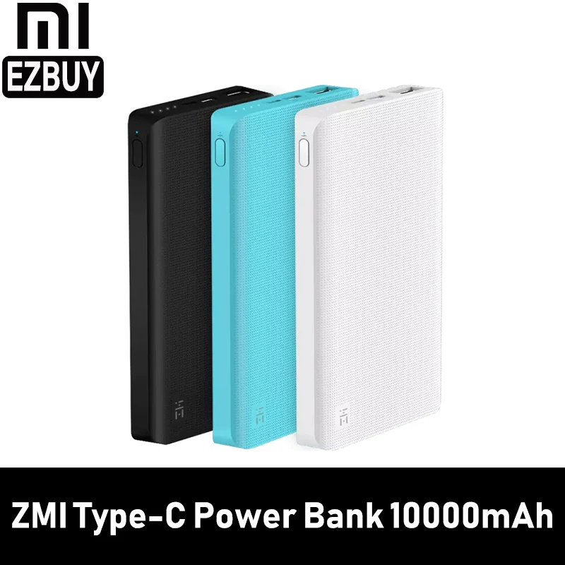 Xiaomi ZMI QB810 10000 мАч Внешний аккумулятор Двусторонняя Быстрая зарядка 2 0 с микро