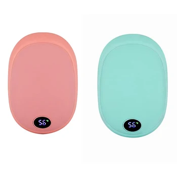 

Mini Hand Warmer,Portable USB Rechargeable Round Power Bank(15000MAh),Dual-Purpose Hand Warmer