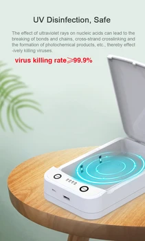 

Multifunctional Large Space CapacityMobile Phone USB Charger Mask Sterilization Uv Sterilizer Live Nail Sterilization Box