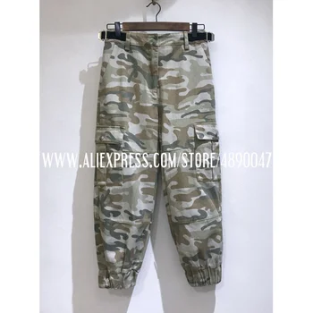 

streetwear Women's new casual trousers Camouflage overalls casual pants cotton army handsome autumn pants