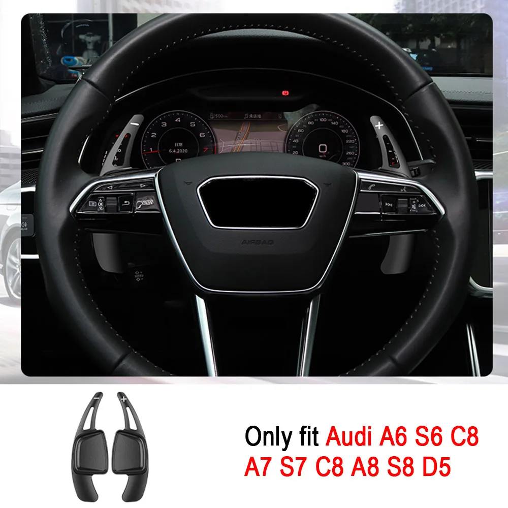 Весло переключения передач для Audi Quattro Avant Sline A6 S6 C8 A7 S7 A8 S8 D5 TFSI Allroad RS наклейки на