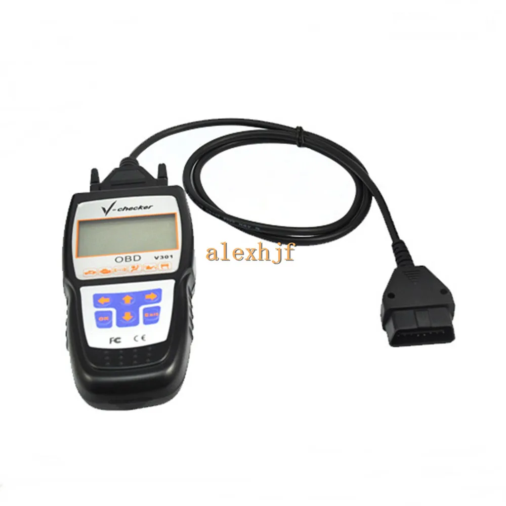 Scanner Di Codici Per Strumenti Diagnostici Per Auto Professionale Obd Con Schermo Lcd, Pc Per Auto, V301, Sistema Motore Di Diagnosi Di Auto Conformi