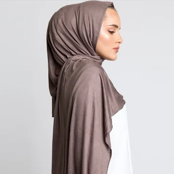 

New Style Muslim Headscarf Arab Hijab Soft Modal Jersey Scarf femme musulman hijabs Islamic shawls and wraps Head Scarves turban