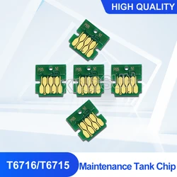 Puce de Maintenance d'encre T6715, pour EPSON WF 4820 4830 3820 WF4734 4733 4725 4720 4730 4740 4745 EC4030 4020 