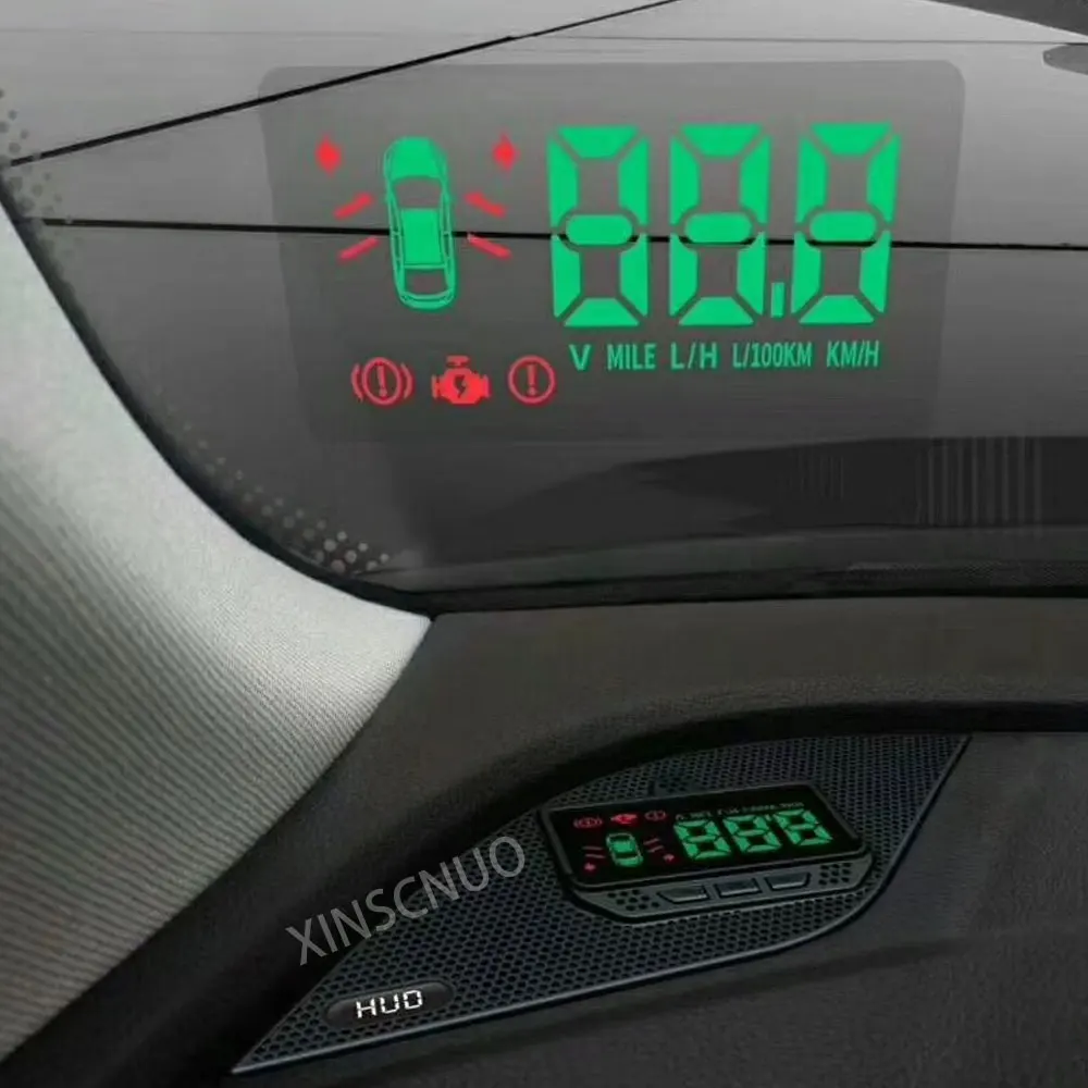XINSCNUO OBD автомобиля HUD Дисплей для Audi Q5L 2018 2019 2020 OBD2 проекционный Спидометр бортовой