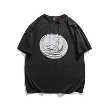 

GlacialWhale 2021 Oversized Cotton Man's Black T-shirt Men Printed Hip Hop Streetwear Harajuku Tshirt T-Shirts Male T Shirt Men