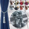 BEL AVENIR 2PCS Handmade High Quality Window Tassel Cloth Curtains Tieback Curtains Buckle  Home & Living Decoration 11 Colors ► Photo 1/6