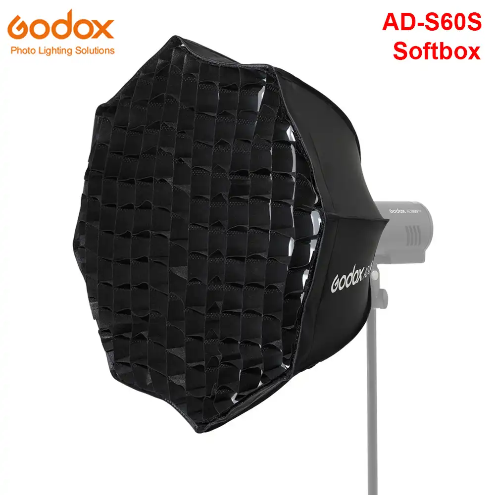 Godox AD S60S 60 см серебристый глубокий параболический софтбокс с сотовой сеткой Mount