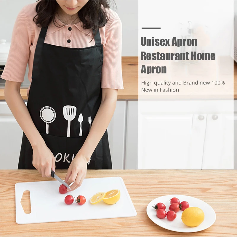 Waterproof Oil Cooking Apron Chef Aprons For Women Men Kitchen Bib Idea