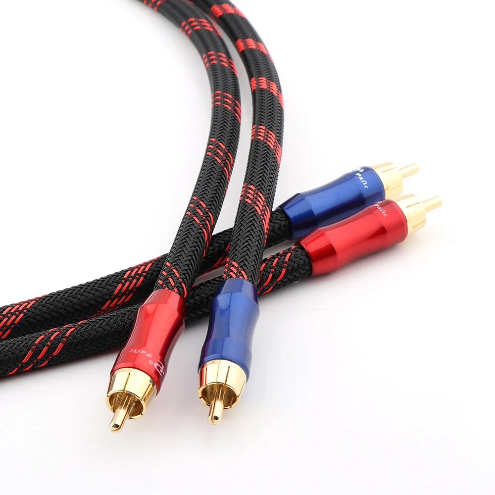 Медный кабель YTER X418 OCC RCA высокопроизводительный Премиум Hi Fi аудио для соединения