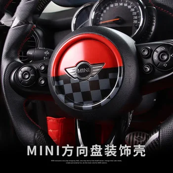 

ABS Union Jack Steering Wheel Center Sticker Decal Decoration for BMW MINI Cooper JCW F54 F55 F56 F60 New Countryman Car Styling