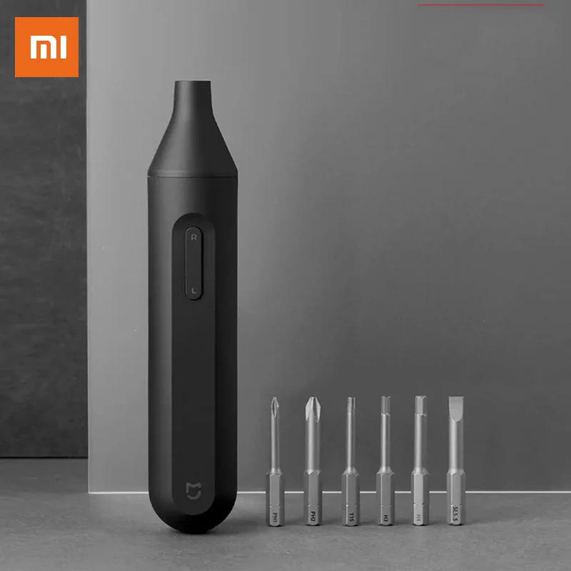 Оригинальная электрическая/ручная отвертка Xiaomi Mijia Автоматическая Встроенная