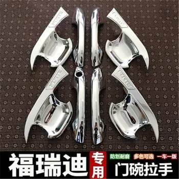 

ABS Chrome Door Handle Bowl Door handle Protective covering Cover Trim For 2018 2019 2020 KIA Forte Car Styling