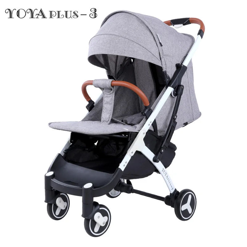 Yoyaplus 3 yoya Plus детская коляска кожаная складная для самолета светильник