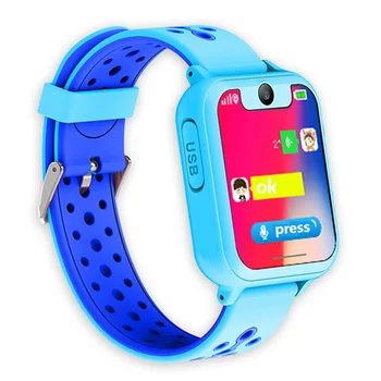 

Smart Children Watch Camera GPS Smart Positioning Watch for IOS & Android Phone Blue