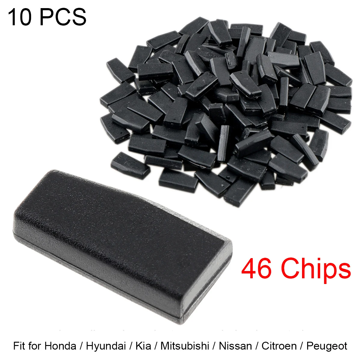 10pcs Blank ID46 PCF7936 Carbon Chip Car Key Transponder Fit for Peugeot 307 206 Sega C2 Suzuki Swift Hyundai Honda | Автомобили и