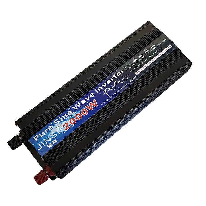US $44.99 Pure Sine Wave Inverter Dc 12v 24v Ac 220v 110v 60hz 1000w 1600w 2000w Power Converter Booster Car Solar Inverter Household Diy