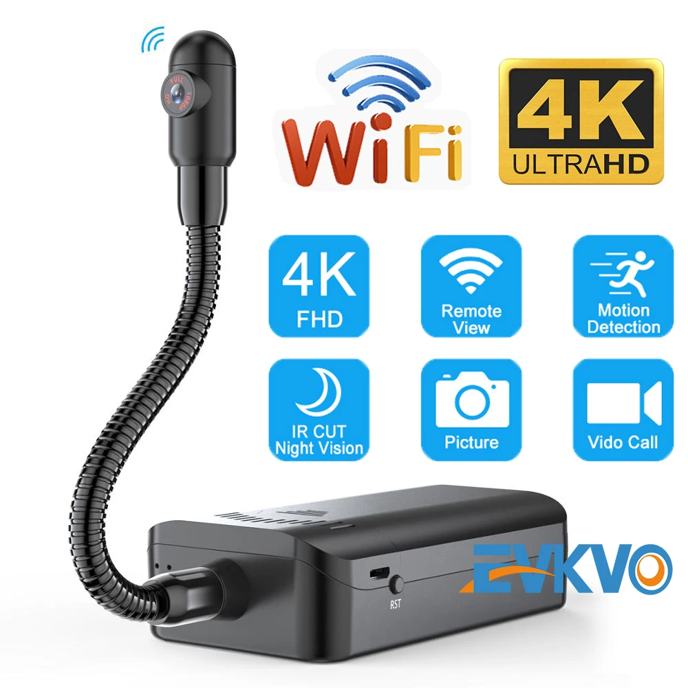 

1080P HD Mini WiFi Camera S Snake Shape Camera Endoscope Wireless IP Camcorder Borescope View Video Recorder Baby Monitor Motion