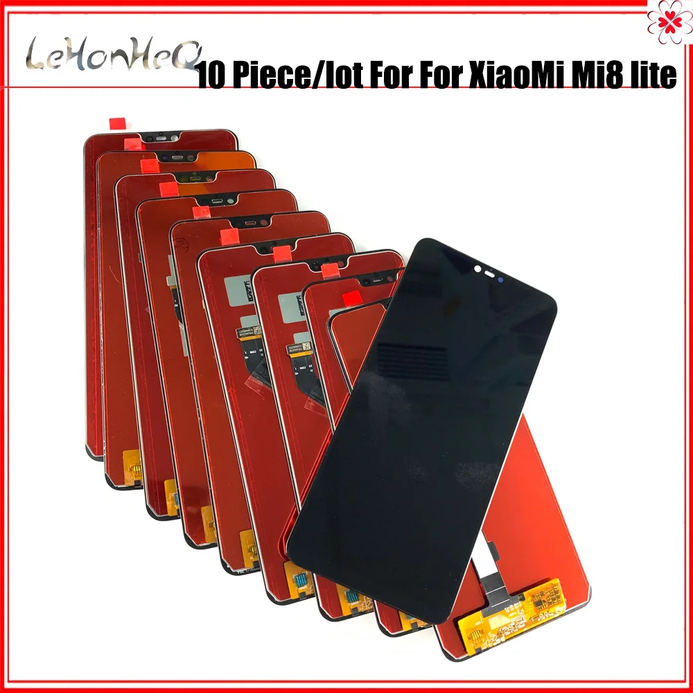 Оригинальный ЖК-дисплей 10 шт./лот для Xiaomi Mi 8 Lite/ 8X с сенсорным дигитайзером в сборе