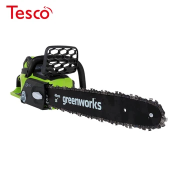 

40v 4.0Ah Cordless Chain Saw Brushless Motor 20312 Chainsaw With 4.0ah Battery And Charger Free Return