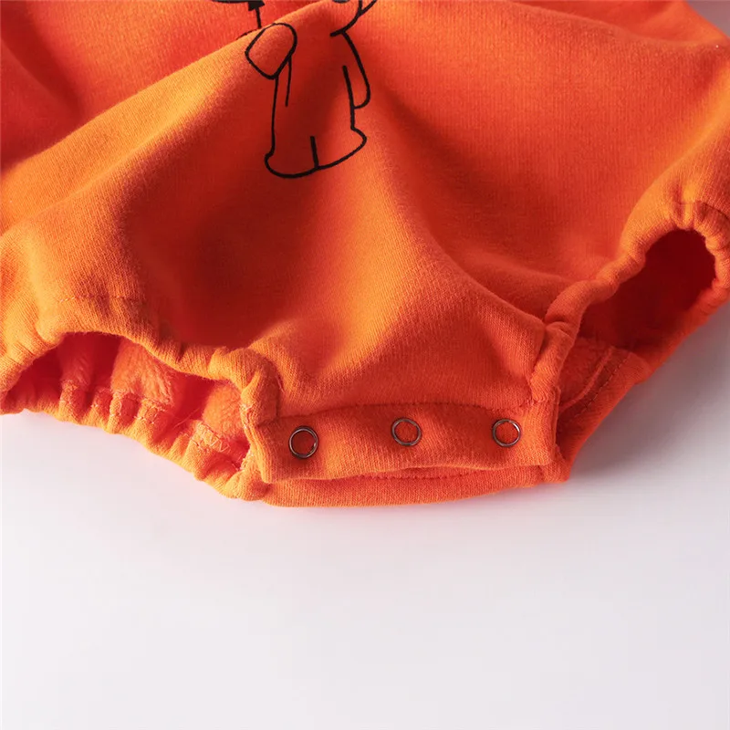Коллекция года, зимняя одежда для малышей классический хлопковый комбинезон с длинными рукавами и рисунком для новорожденных, комбинезон+ шапка