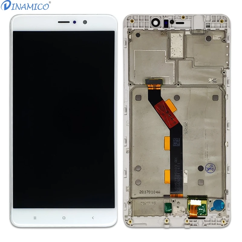 

Dinamico Replacement 5.7Inch For Xiaomi MI5S Plus LCD Screen Display With Touch Panel Digitizer Assembly With Frame