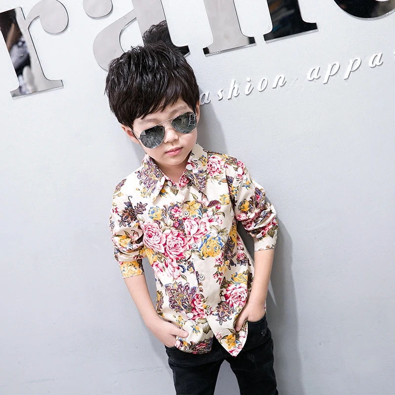 Floral shirt baby boy Clearance