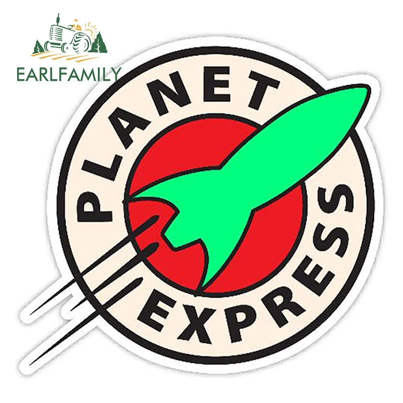 EARLFAMILY 13 см x 12 1 автомобильный Стайлинг Планета Экспресс виниловая наклейка