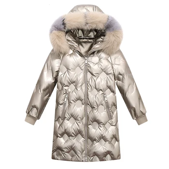 

2020 New Kids fashion coat for girl Winter Thicken Children Down Parkas Girls Snow Wear Baby Girl Outerwear Child Snowsuit 4-12Y