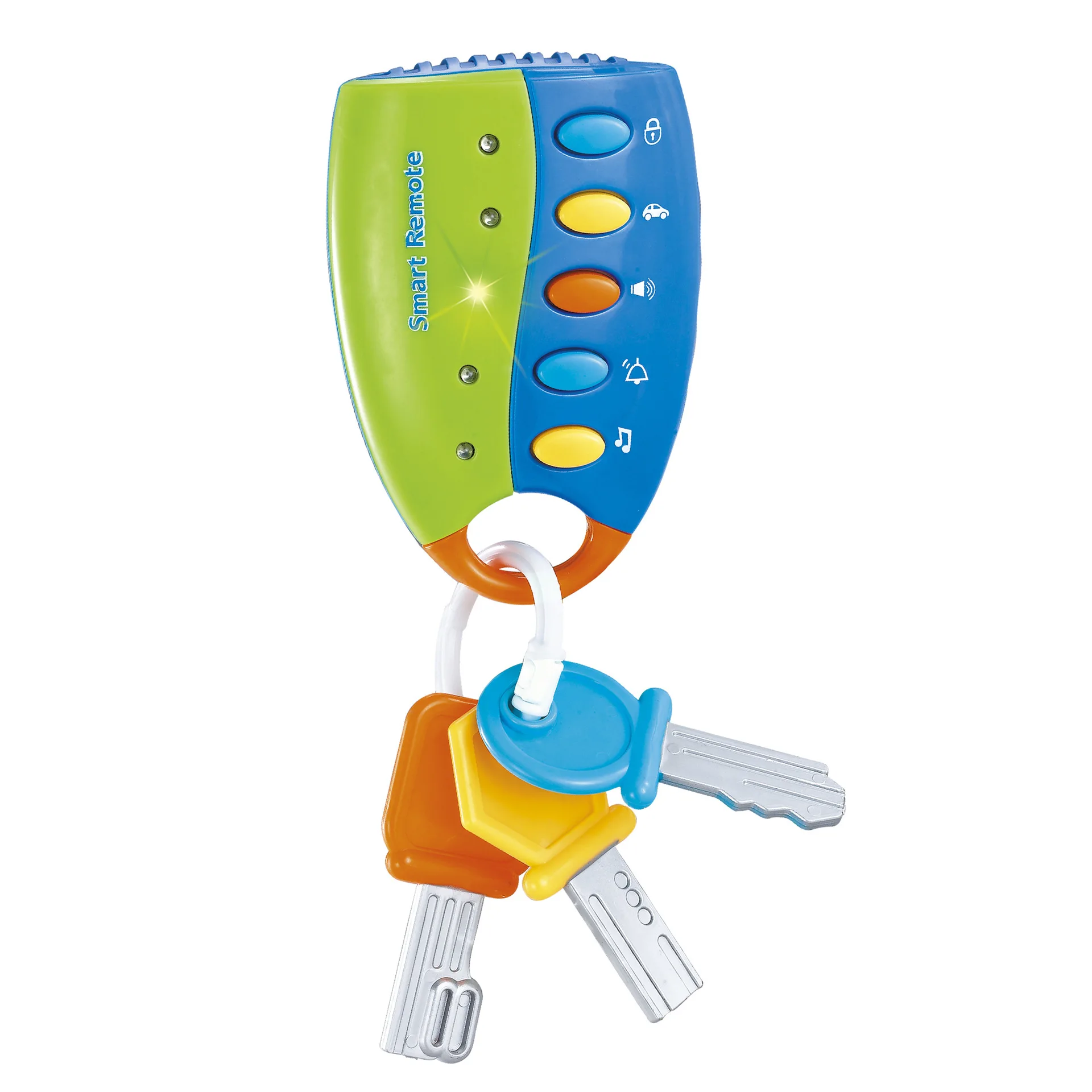 Музыкальная Автомобильная игрушка-ключ дистанционного управления 2 цвета Детская развивающая игрушка Автомобильный ключ для детей Малыш вокальный умный пульт дистанционного управления игрушка
