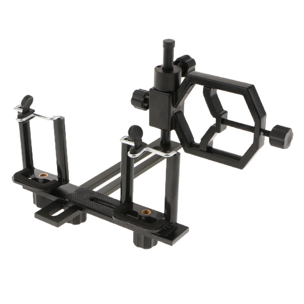 Téléphone intelligent télescope adaptateur monture longue-vue Support photographie accessoire + 2x téléphone caméra Clip