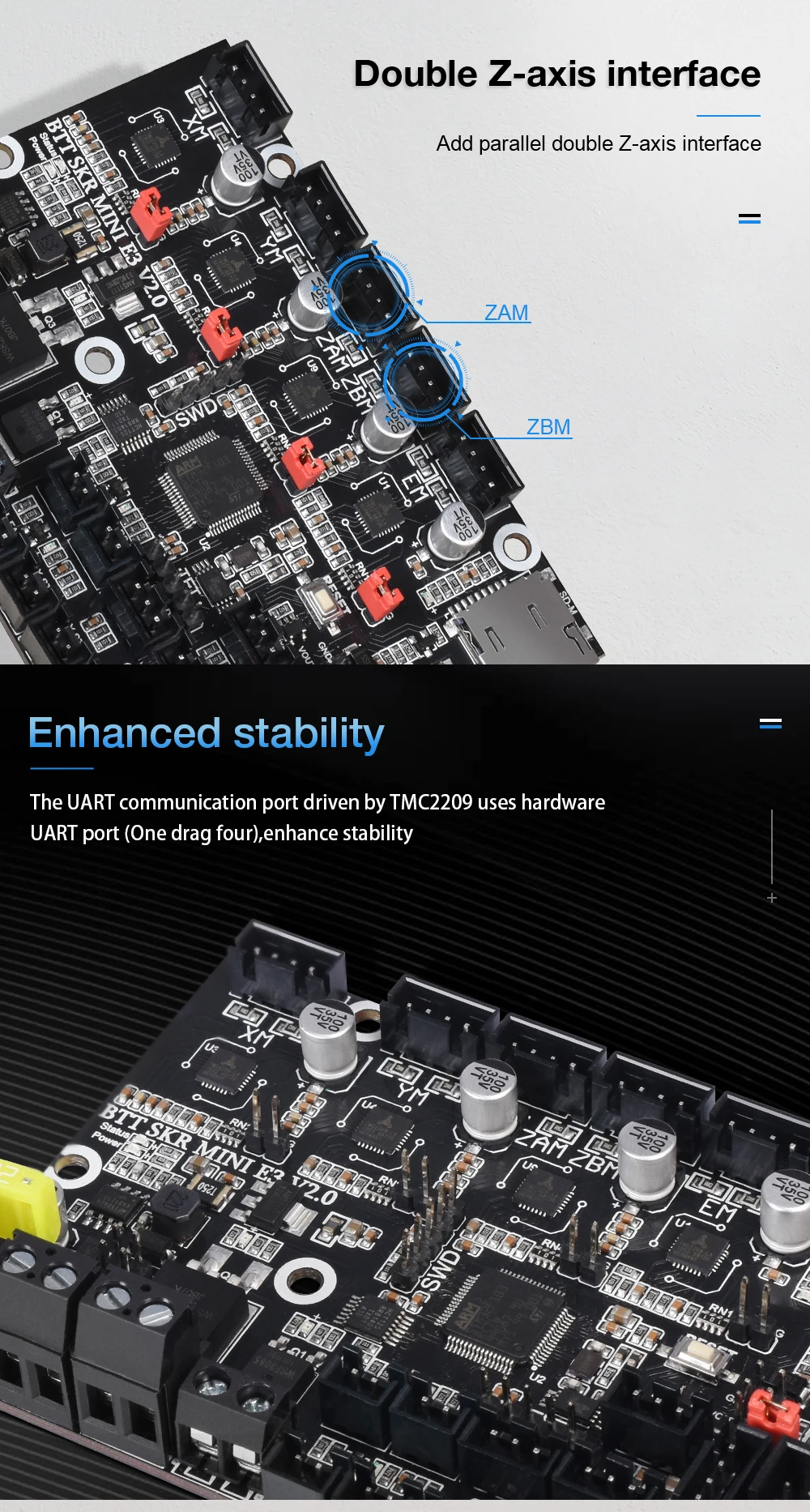 hp plotter printhead BIGTREETECH BTT SKR MINI E3 V2 32Bit Motherboard Onboard TMC2209UART Upgrade SKR2 For Creality Ender3 V2 3D Printer Parts seiko print head