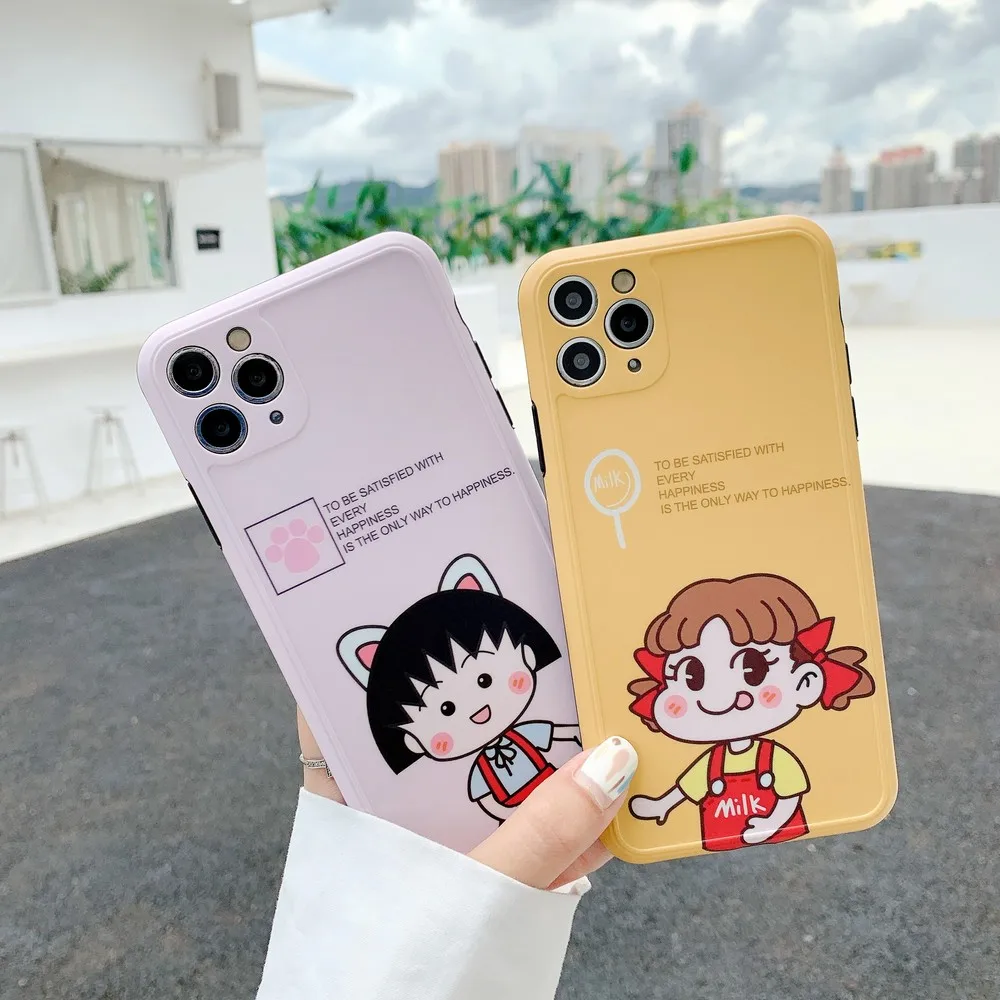 

CARTOON stand forApple 6 6s plus 7 8 7plus 8plus x XR XS Max 11 11pro Max Waterproof and dustproof mobile phone soft shell
