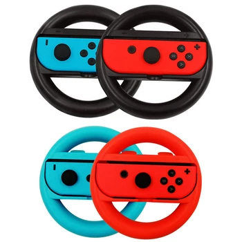 

New 2Pcs Left&Right Steering Wheel Controller Handle Holder Grip For Nintendo Switch