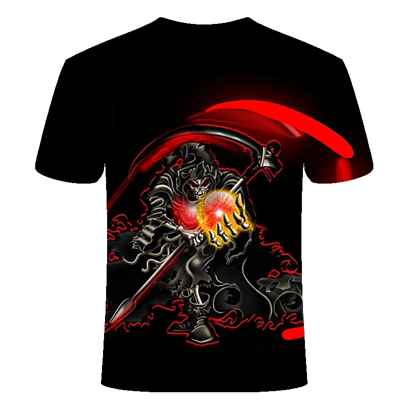 H5a34de18c40b4aab98621156dafc1c65t - Skull Print Design T-Shirt