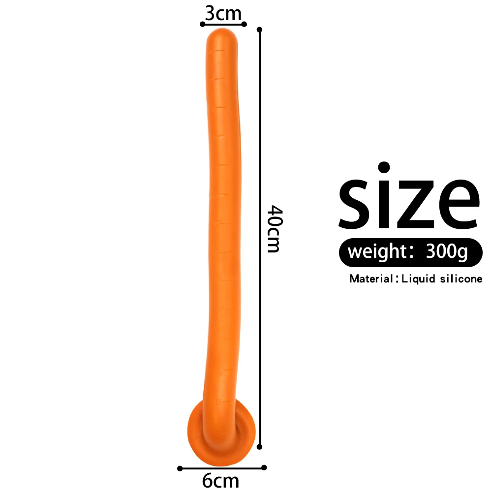 Dildo anal en silicone extra long pour massage de la prostate_voghion.com
