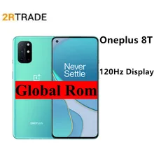 Oneplus 8T 5G Snapdragon 865 SmartPhone 6.55" 120Hz AMOLED Display  65W Warp Charge48.0MP Mobile Phone
