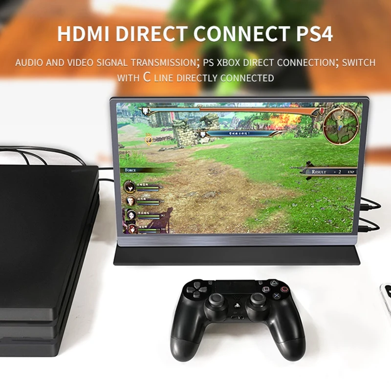 Портативный сенсорный экран 15 6 1080P USB Type C для Ps4 Switch X box игровой монитор телефона