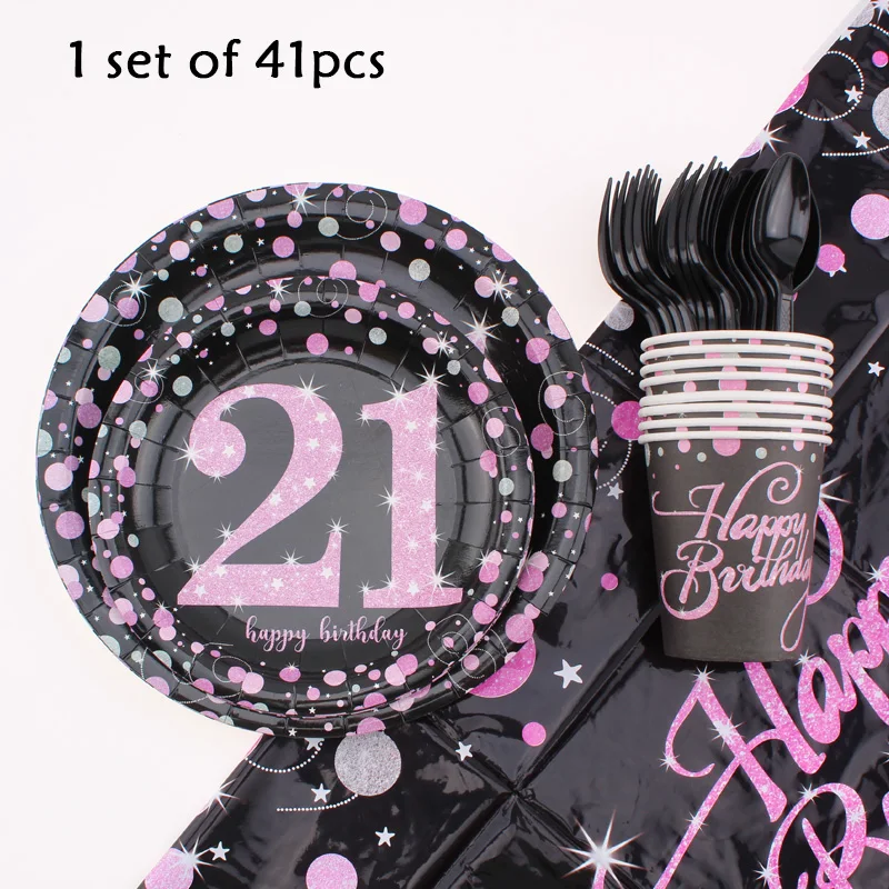 Anniversaire 21 Years Old Disposable Party Tableware Birthday Party Decorations Kids Napkins Balloon Decorations Party Supplies Disposable Party Tableware Aliexpress Anniversaire 21 Years Old Disposable Party Tableware Birthday Party Decorations Kids Napkins Balloon Decorations Party Supplies Disposable Party Tableware Aliexpress