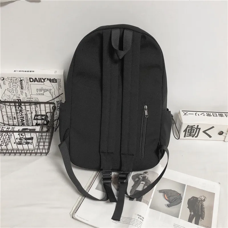 17 inch Nylon Trendy College School Backpack