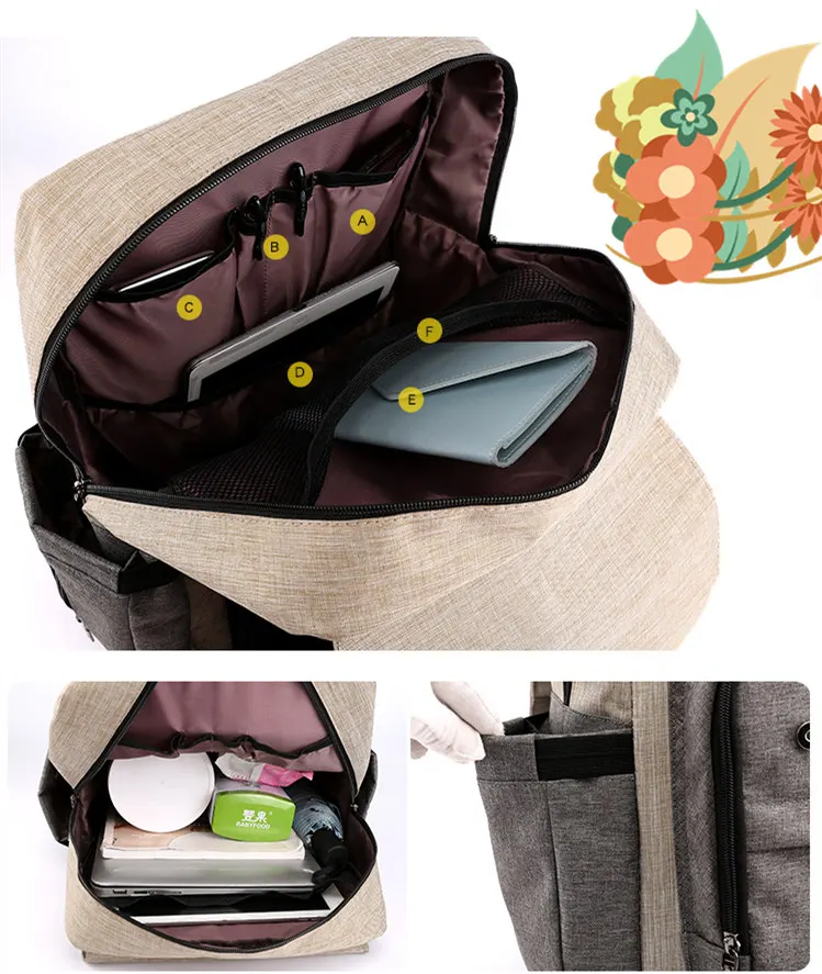 Многофункциональный mommy fashion дорожные школьные сумки большой емкости пеленки рюкзак для мамы стильный рюкзак для женщин сумки