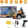 Wireless Radio Control Racing Balanced Stunt Toy Car 3 Wheels High Speed Vehicle RC Distance 50m 20H/KM Toys For Kids For Boys 5