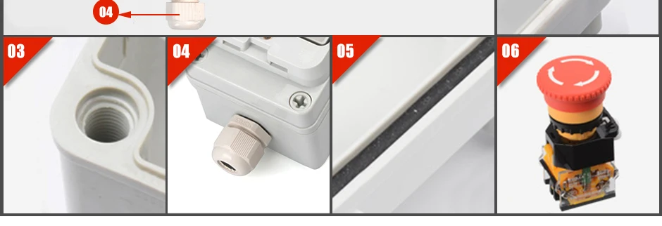 interruptores e acessórios para interruptores