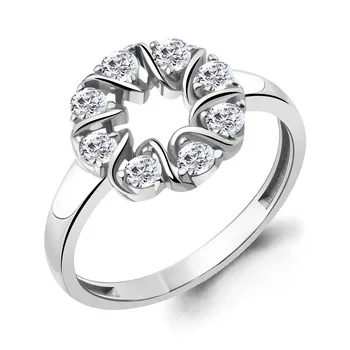 

Ring AQUAMARINE with cubic, silver 925