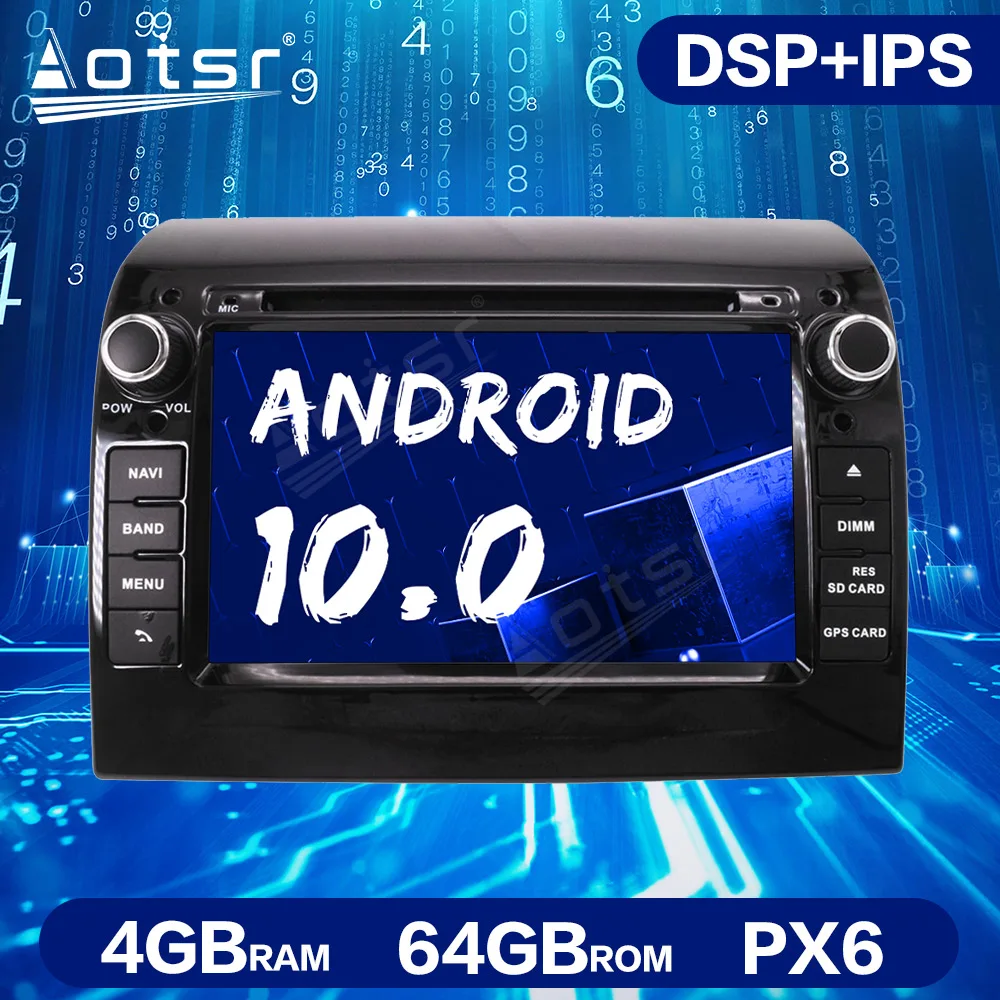 Автомагнитола для Fiat Ducato 2006-2019 с GPS Навигатором автомобильный мультимедийный