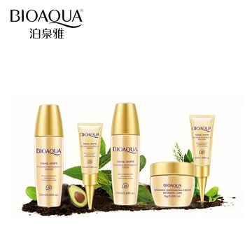 

BIOAQUA Luxury Set 5pcs Face Cream Whitening Moisturizing Face Cream With Snail Hyaluronic acid Anti Aging Wrinkle Whitening