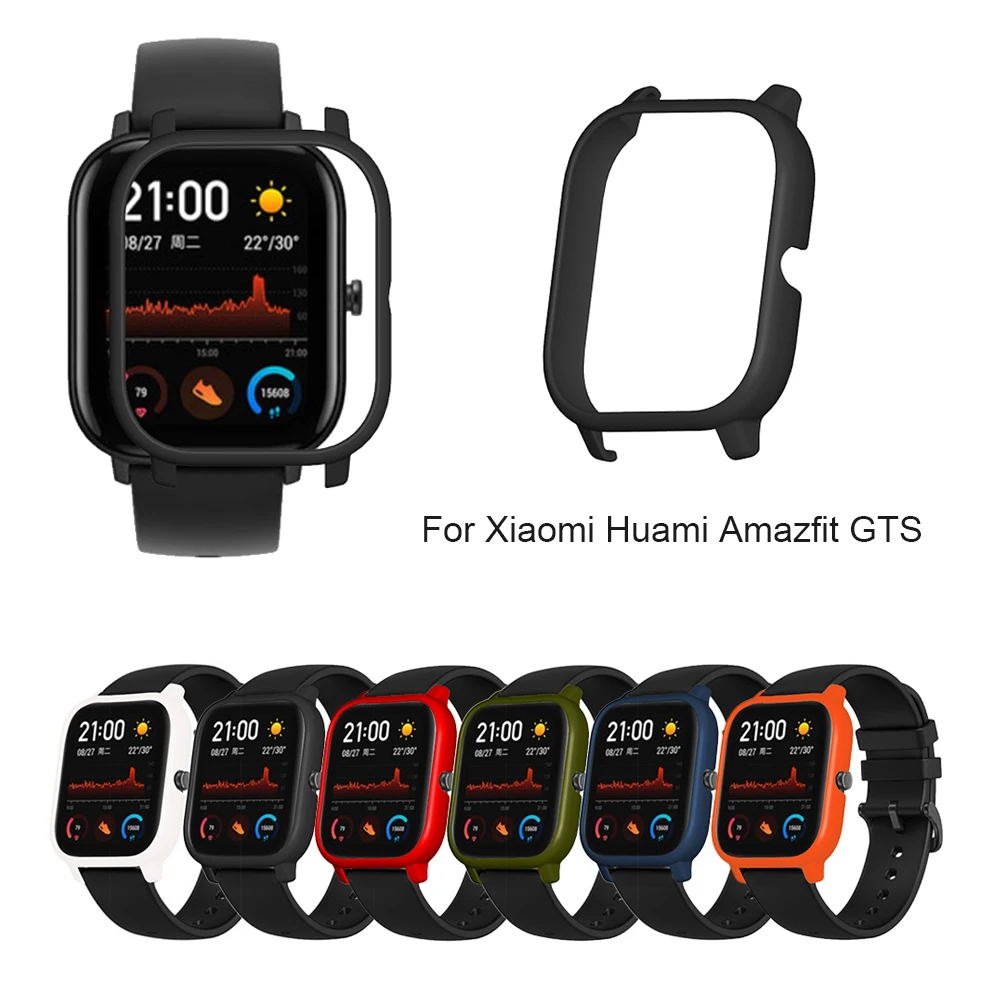 Жесткий чехол из поликарбоната для Xiaomi Huami Amazfit GTS бампер Ремешок Браслет защитный