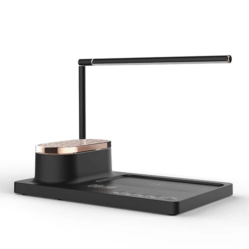 

ABSS-Led Audio Table Lamp Smart Home Wireless Charging Desk Lamp Eye Book Lamp Us Plug